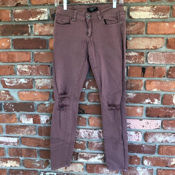 Pink ripped jeans - Picture 1 of 3